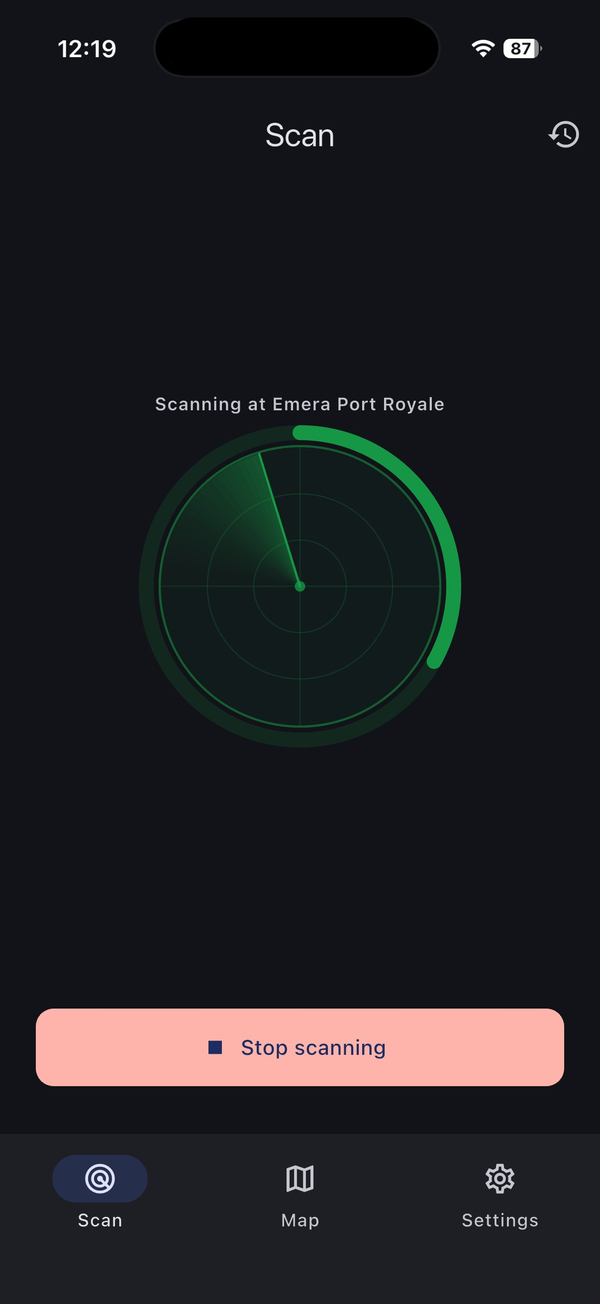 App checking a reader